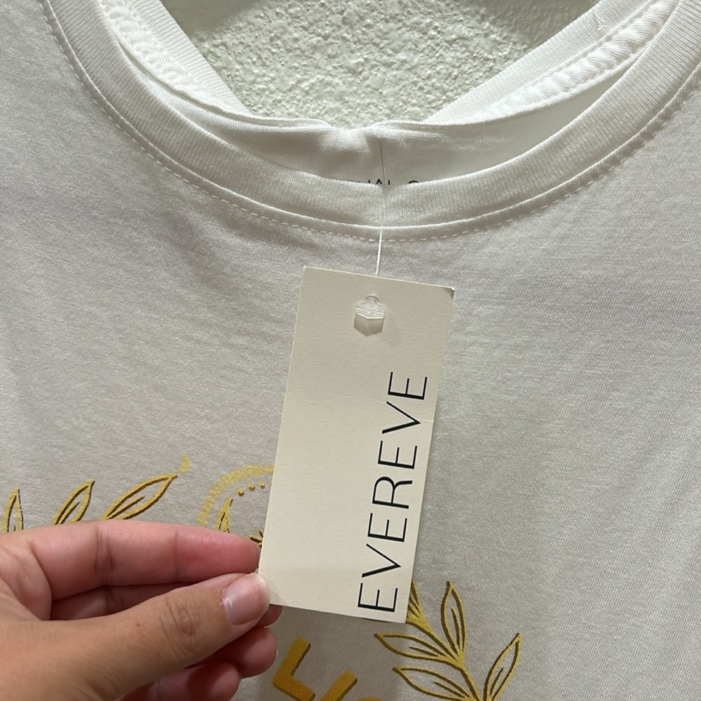 NWT Spiritual Gangster Jade Muscle Tank Top Be The Light Radiate Love White S - Picture 5 of 9